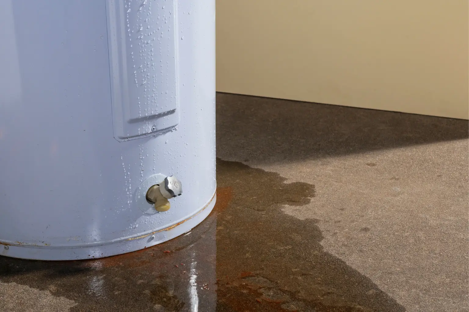 water heater leak